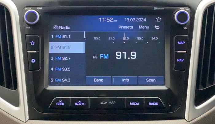 2019 Hyundai Creta SX 1.6 PETROL, Petrol, Manual, 48,164 km, Infotainment System