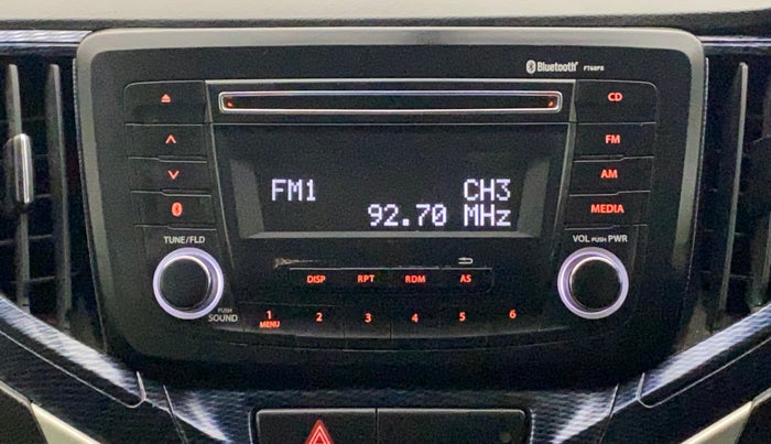 2017 Maruti Baleno ZETA CVT PETROL 1.2, Petrol, Automatic, 44,695 km, Infotainment System