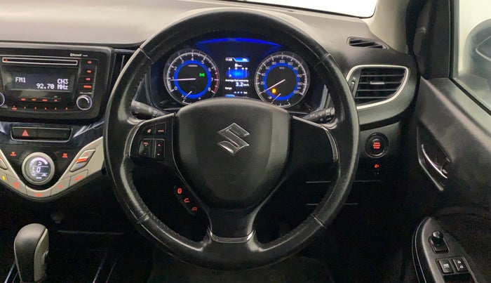 2017 Maruti Baleno ZETA CVT PETROL 1.2, Petrol, Automatic, 44,695 km, Steering Wheel Close Up