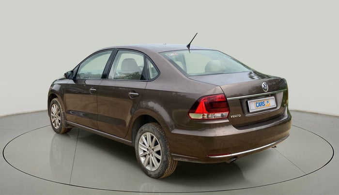 2015 Volkswagen Vento HIGHLINE 1.5 AT, Diesel, Automatic, 80,402 km, Left Back Diagonal