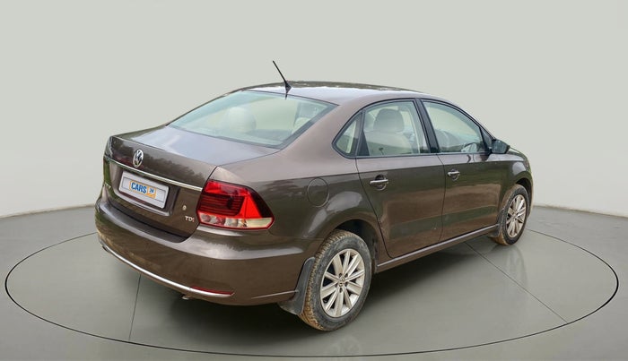 2015 Volkswagen Vento HIGHLINE 1.5 AT, Diesel, Automatic, 80,402 km, Right Back Diagonal