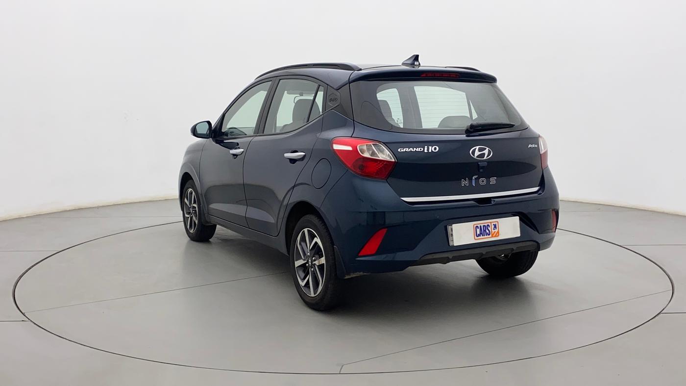 2021 Hyundai GRAND I10 NIOS ASTA AMT 1.2 KAPPA VTVT, Petrol, Automatic, 12,677 km, Left Back Diagonal