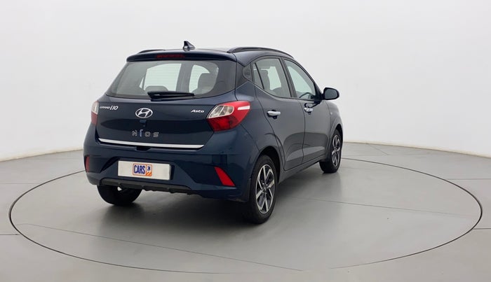 2021 Hyundai GRAND I10 NIOS ASTA AMT 1.2 KAPPA VTVT, Petrol, Automatic, 12,677 km, Right Back Diagonal