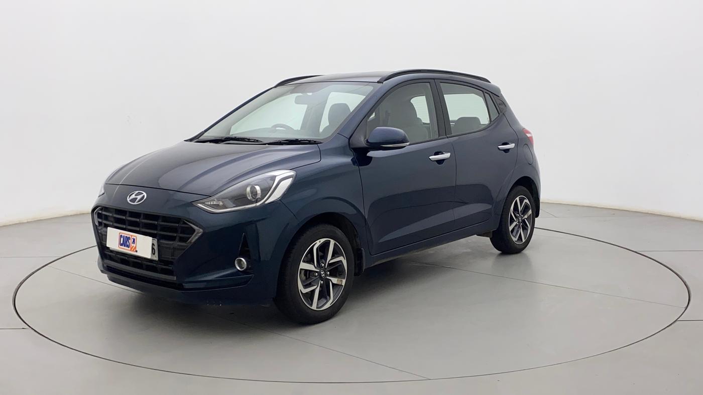 2021 Hyundai GRAND I10 NIOS ASTA AMT 1.2 KAPPA VTVT, Petrol, Automatic, 12,677 km, Left Front Diagonal