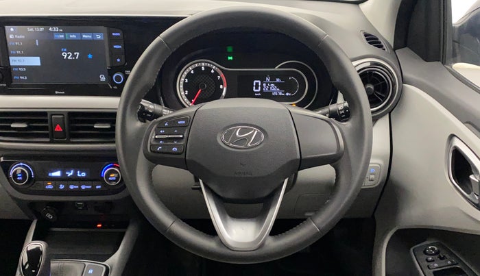 2021 Hyundai GRAND I10 NIOS ASTA AMT 1.2 KAPPA VTVT, Petrol, Automatic, 12,677 km, Steering Wheel Close Up