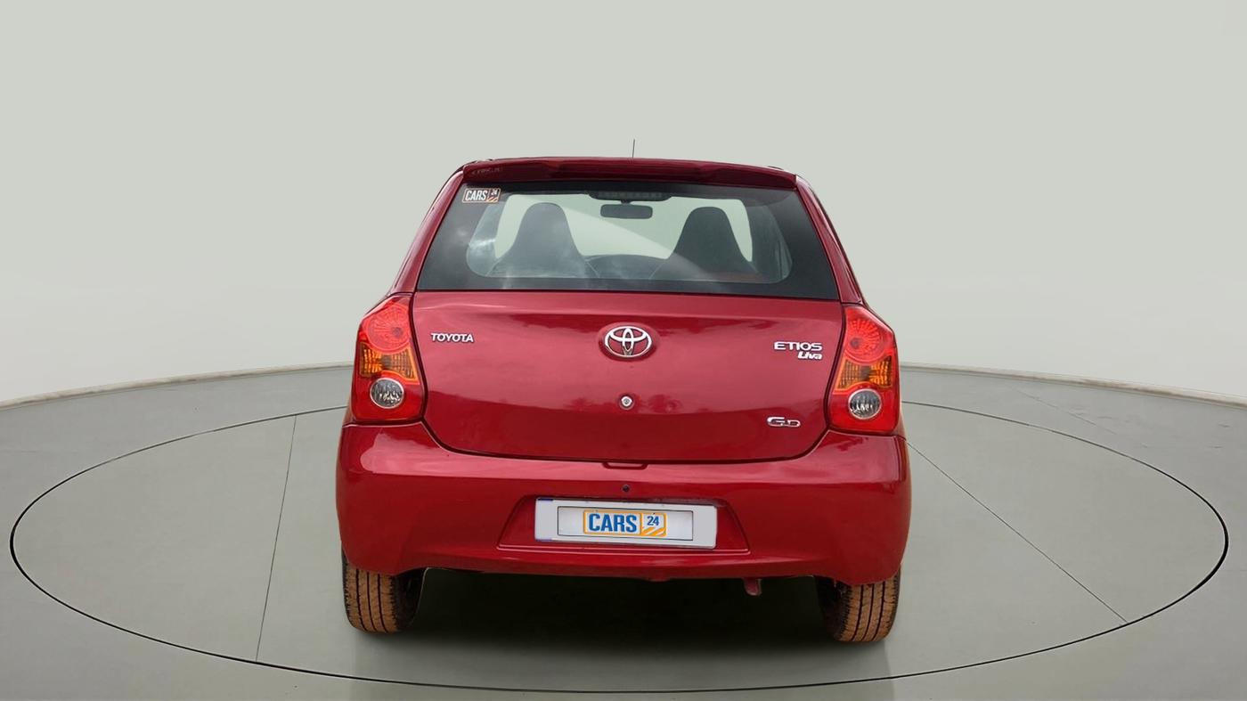 2012 Toyota Etios Liva GD, Diesel, Manual, 1,15,572 km, Back/Rear