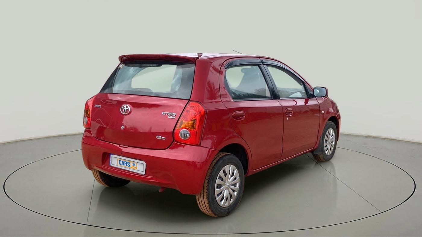 2012 Toyota Etios Liva GD, Diesel, Manual, 1,15,572 km, Right Back Diagonal