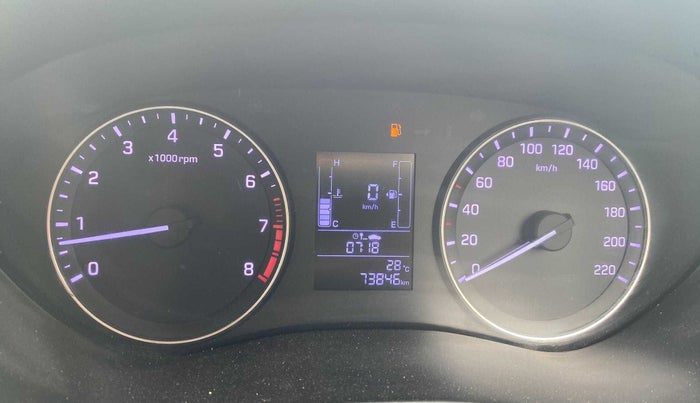 2017 Hyundai Elite i20 SPORTZ 1.2, Petrol, Manual, 73,900 km, Odometer Image