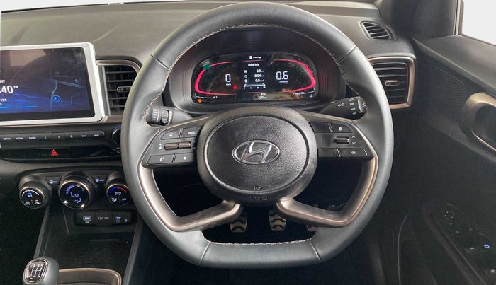 2023 Hyundai VENUE SX 1.2 PETROL DUAL TONE, Petrol, Manual, 2,281 km, Steering Wheel Close Up
