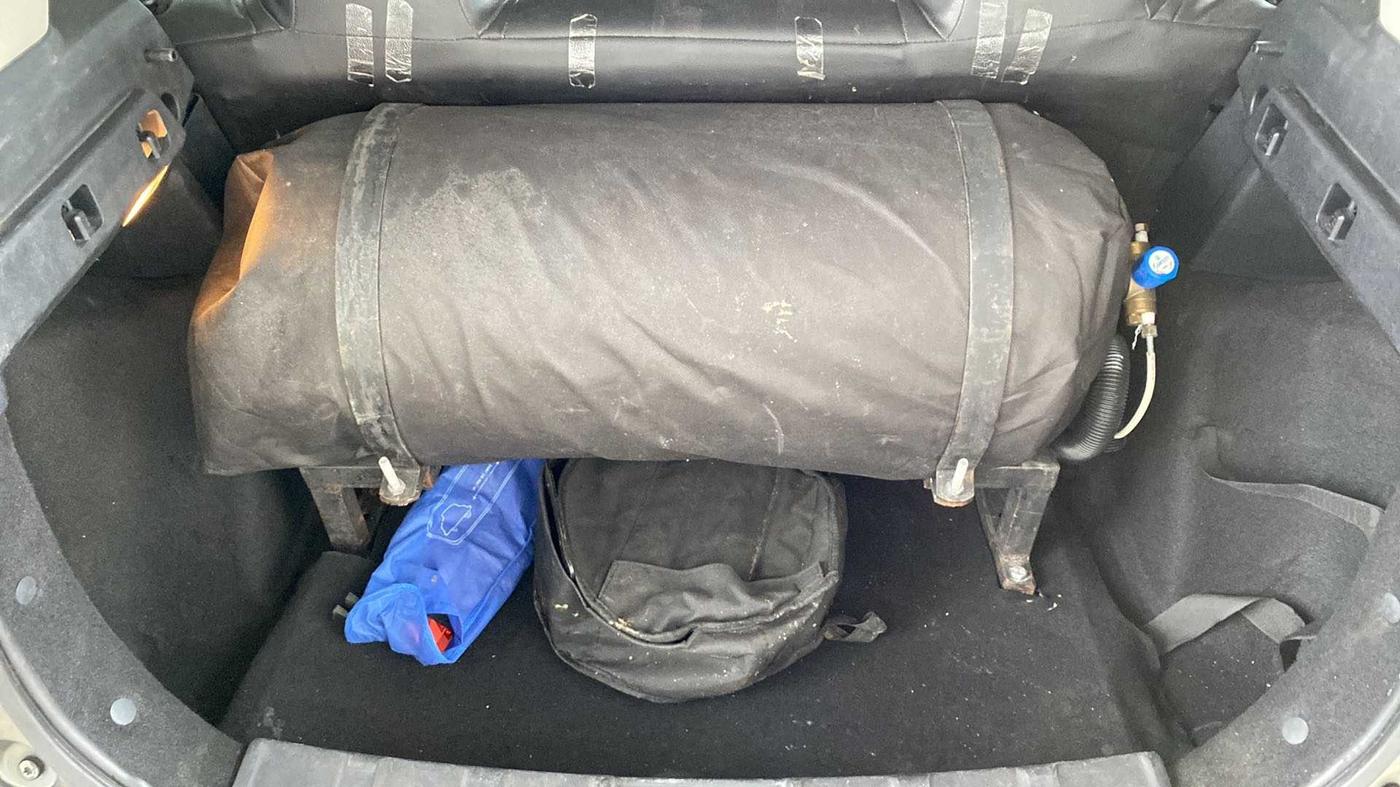 2021 Tata NEXON XMA SUNROOF PETROL, CNG, Automatic, 35,086 km, Boot Inside