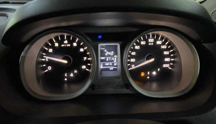 2017 Tata Tiago XZ PETROL, Petrol, Manual, 57,153 km, Odometer Image