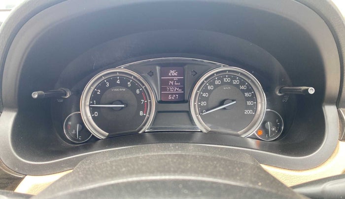 2015 Maruti Ciaz VXI+, Petrol, Manual, 77,302 km, Odometer Image