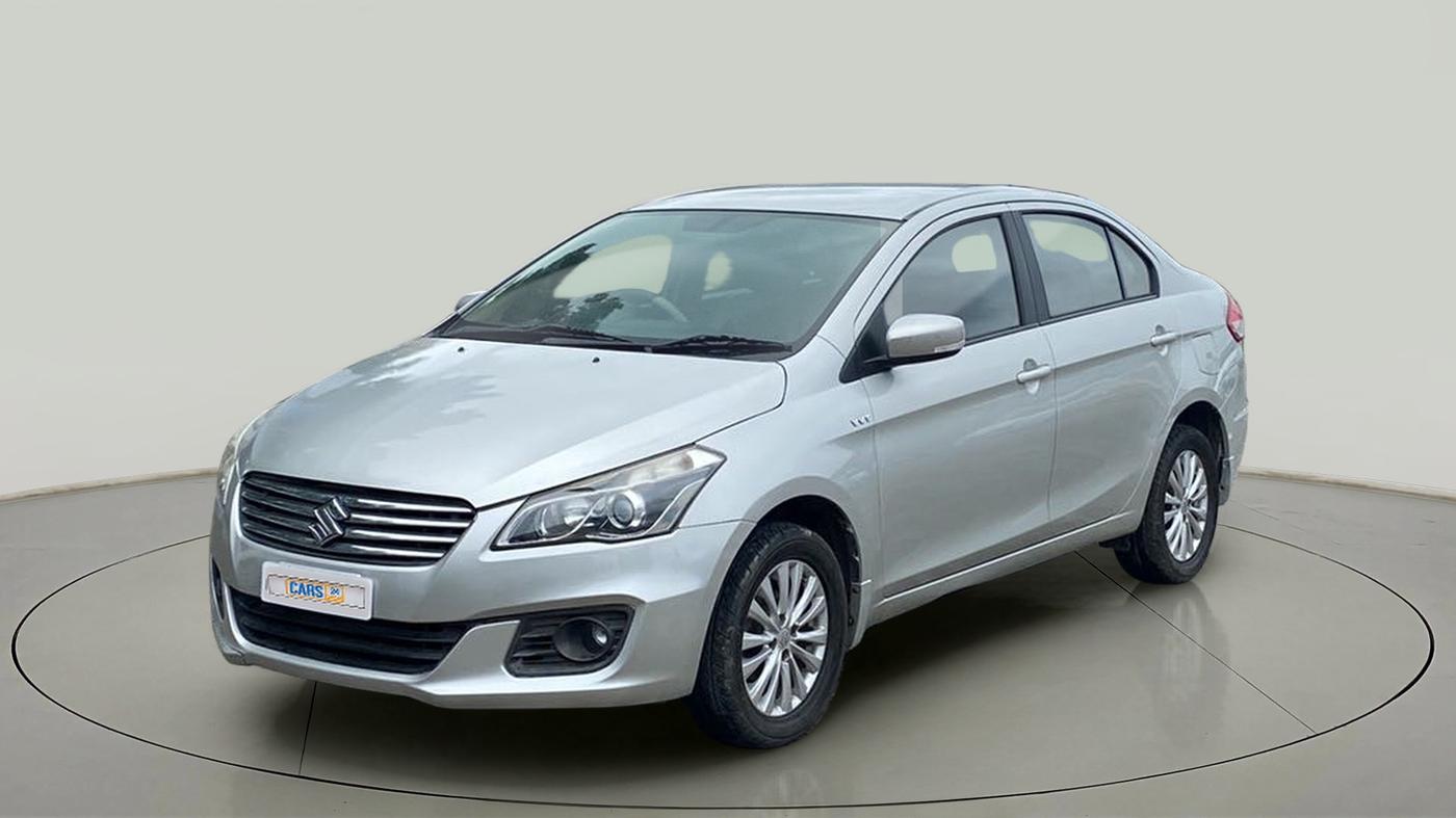 2015 Maruti Ciaz VXI+, Petrol, Manual, 77,302 km, Left Front Diagonal