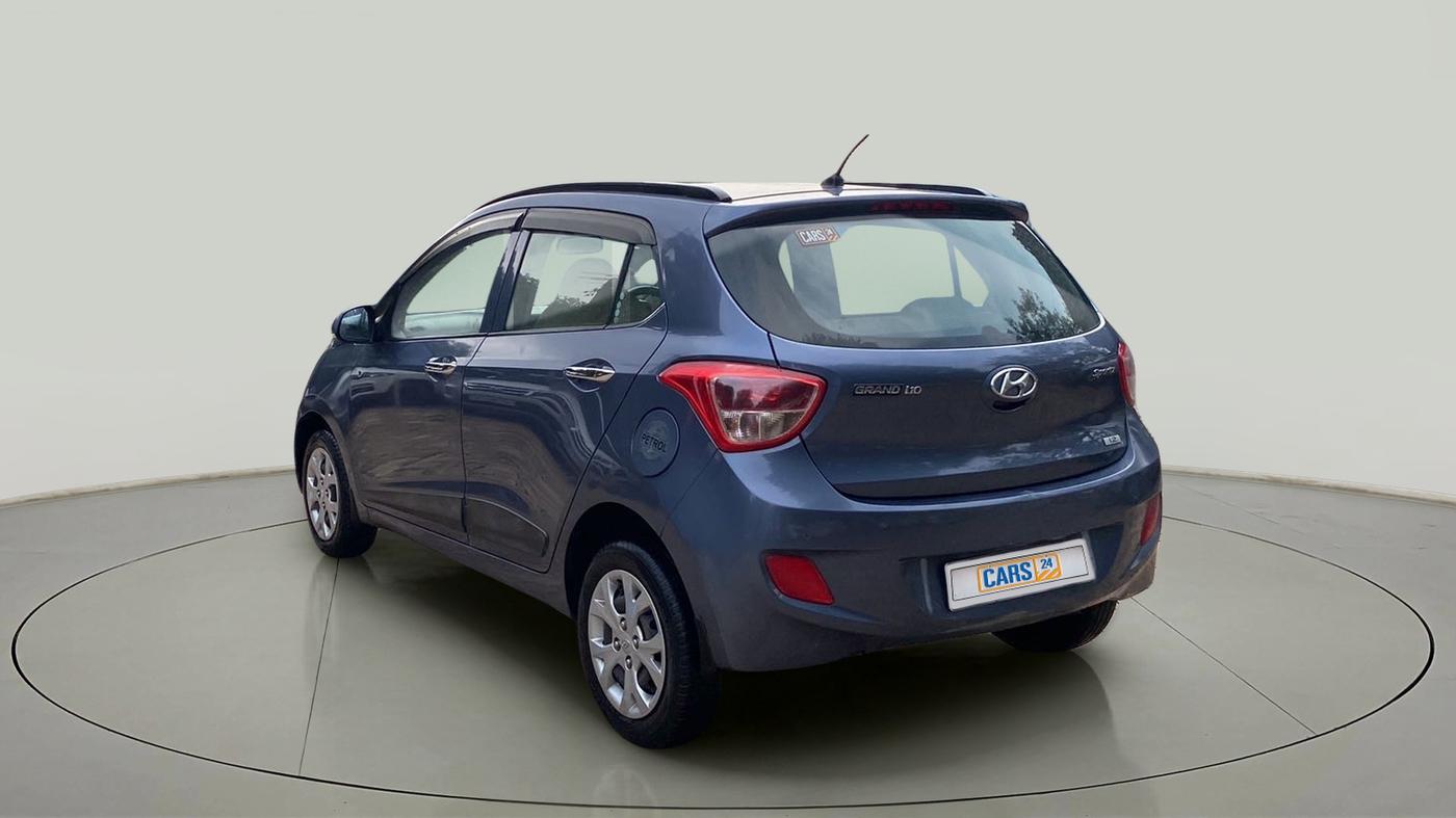 2014 Hyundai Grand i10 SPORTZ 1.2 KAPPA VTVT, Petrol, Manual, 35,541 km, Left Front Diagonal