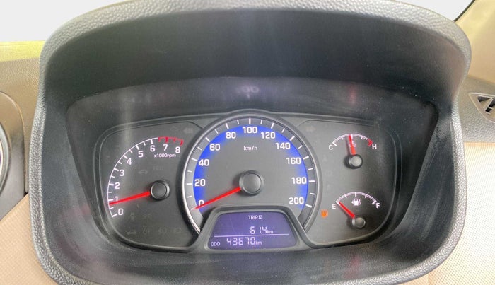 2018 Hyundai Xcent E+, Petrol, Manual, 43,633 km, Odometer Image