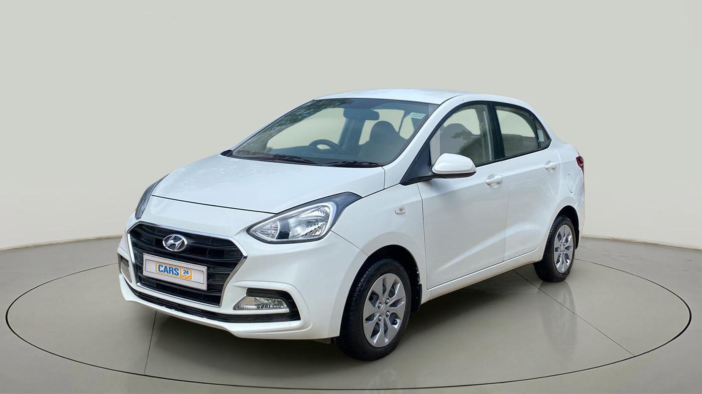 2018 Hyundai Xcent E+, Petrol, Manual, 43,633 km, Left Front Diagonal