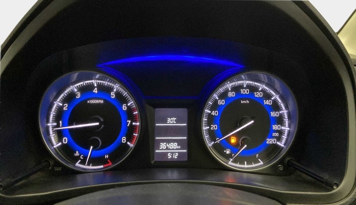 2017 Maruti Baleno DELTA PETROL 1.2, Petrol, Manual, 36,507 km, Odometer Image