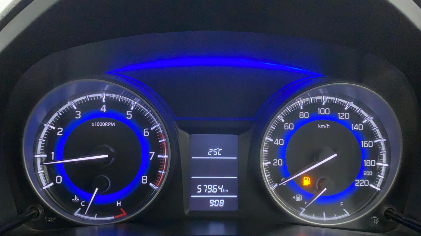 2016 Maruti Baleno DELTA PETROL 1.2, Petrol, Manual, 57,964 km, Odometer Image