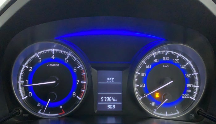 2016 Maruti Baleno DELTA PETROL 1.2, Petrol, Manual, 57,964 km, Odometer Image