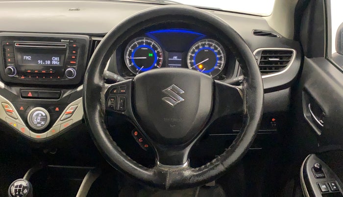2016 Maruti Baleno DELTA PETROL 1.2, Petrol, Manual, 57,627 km, Steering Wheel Close Up