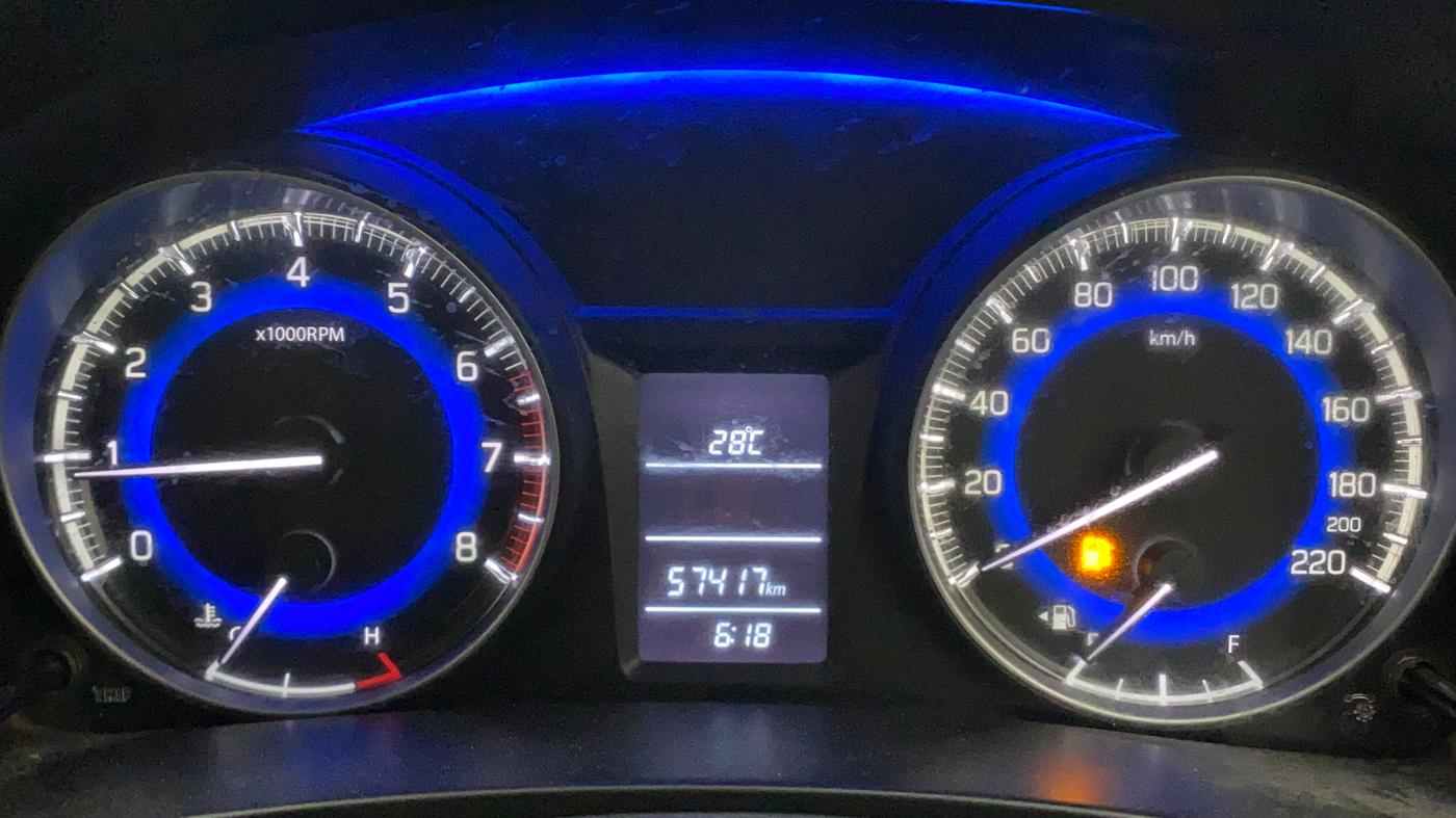 2016 Maruti Baleno DELTA PETROL 1.2, Petrol, Manual, 57,627 km, Odometer Image