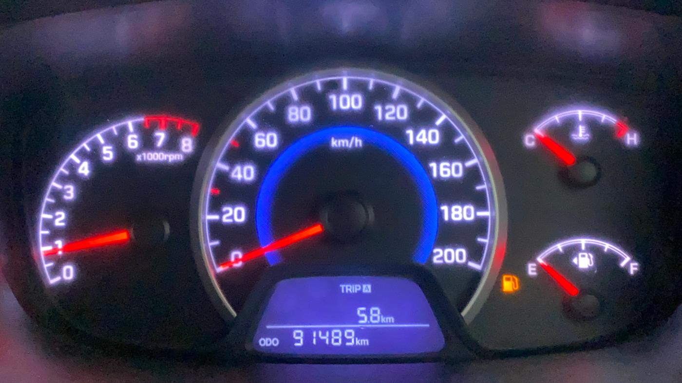 2016 Hyundai Grand i10 MAGNA 1.2 KAPPA VTVT, Petrol, Manual, 91,568 km, Odometer Image