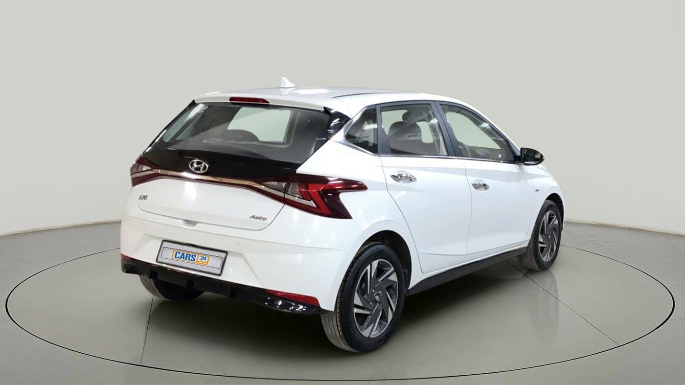 2023 Hyundai NEW I20 ASTA (O) 1.2 AT, Petrol, Automatic, 10,520 km, Right Back Diagonal