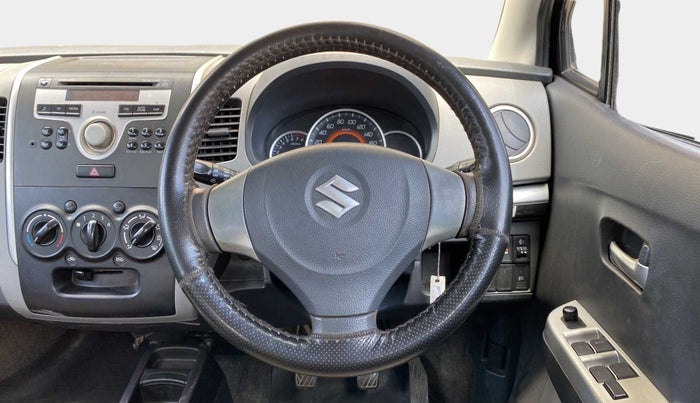 2012 Maruti Wagon R 1.0 VXI, Petrol, Manual, 60,764 km, Steering Wheel Close Up