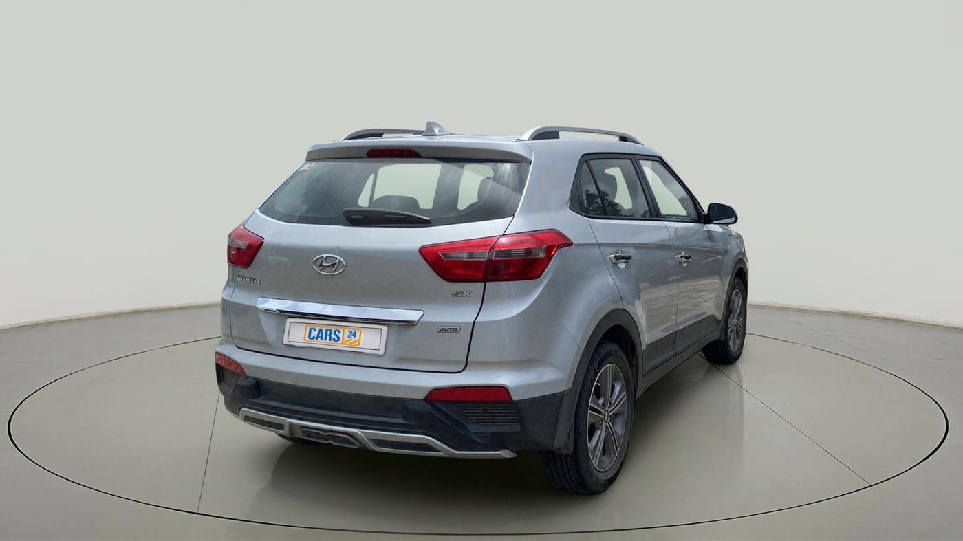 2018 Hyundai Creta SX PLUS AT 1.6 PETROL, Petrol, Automatic, 35,805 km, Right Back Diagonal
