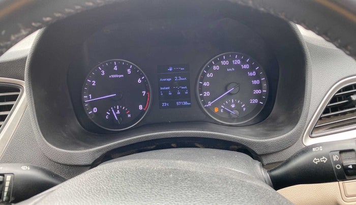 2019 Hyundai Verna 1.6 VTVT SX O, Petrol, Manual, 57,472 km, Odometer Image