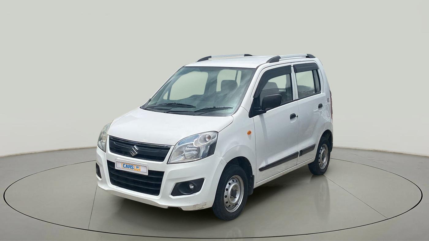 2015 Maruti Wagon R 1.0 LXI CNG, CNG, Manual, 74,036 km, Left Front Diagonal