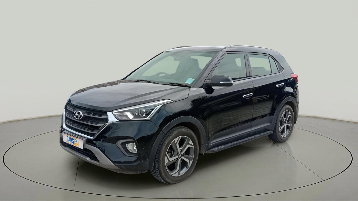 2019 Hyundai Creta SX AT 1.6 PETROL, Petrol, Automatic, 38,554 km, Left Front Diagonal