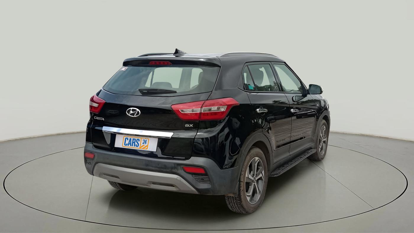 2019 Hyundai Creta SX AT 1.6 PETROL, Petrol, Automatic, 38,554 km, Right Back Diagonal