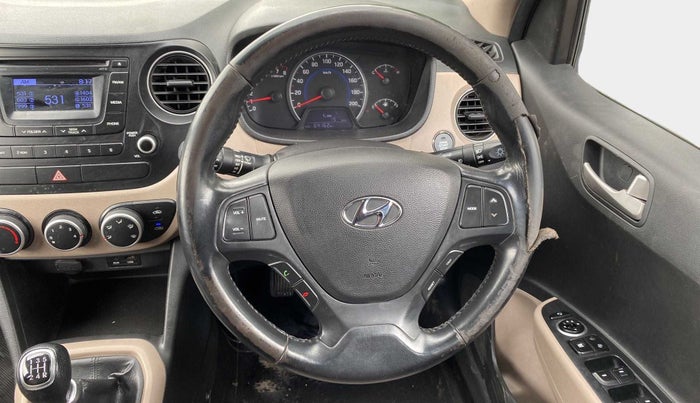 2013 Hyundai Grand i10 ASTA (O) 1.2 KAPPA VTVT, Petrol, Manual, 64,283 km, Steering Wheel Close Up