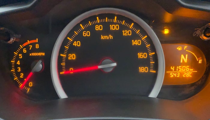 2017 Maruti Celerio VXI AMT (O), Petrol, Automatic, 41,506 km, Odometer Image