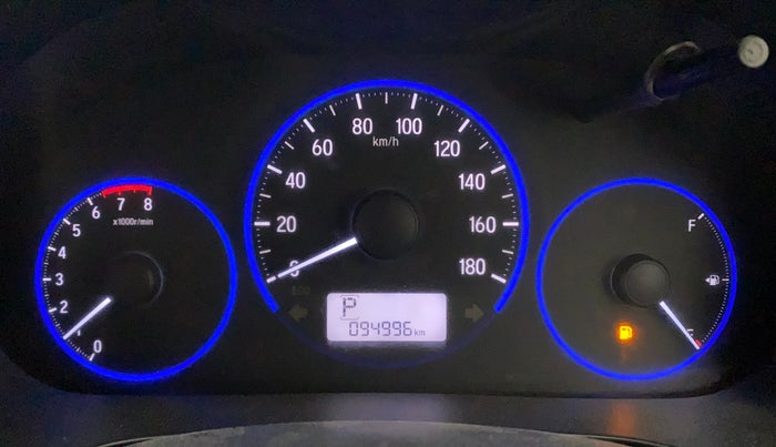 2017 Honda Brio VX AT, Petrol, Automatic, 94,995 km, Odometer Image