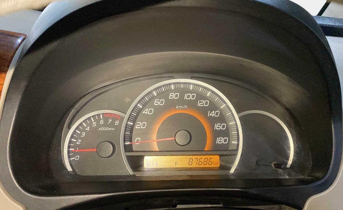 2013 Maruti Wagon R 1.0 VXI, Petrol, Manual, 87,679 km, Odometer Image