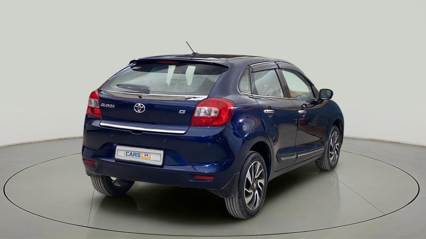 2019 Toyota Glanza G, Petrol, Manual, 78,657 km, Right Back Diagonal