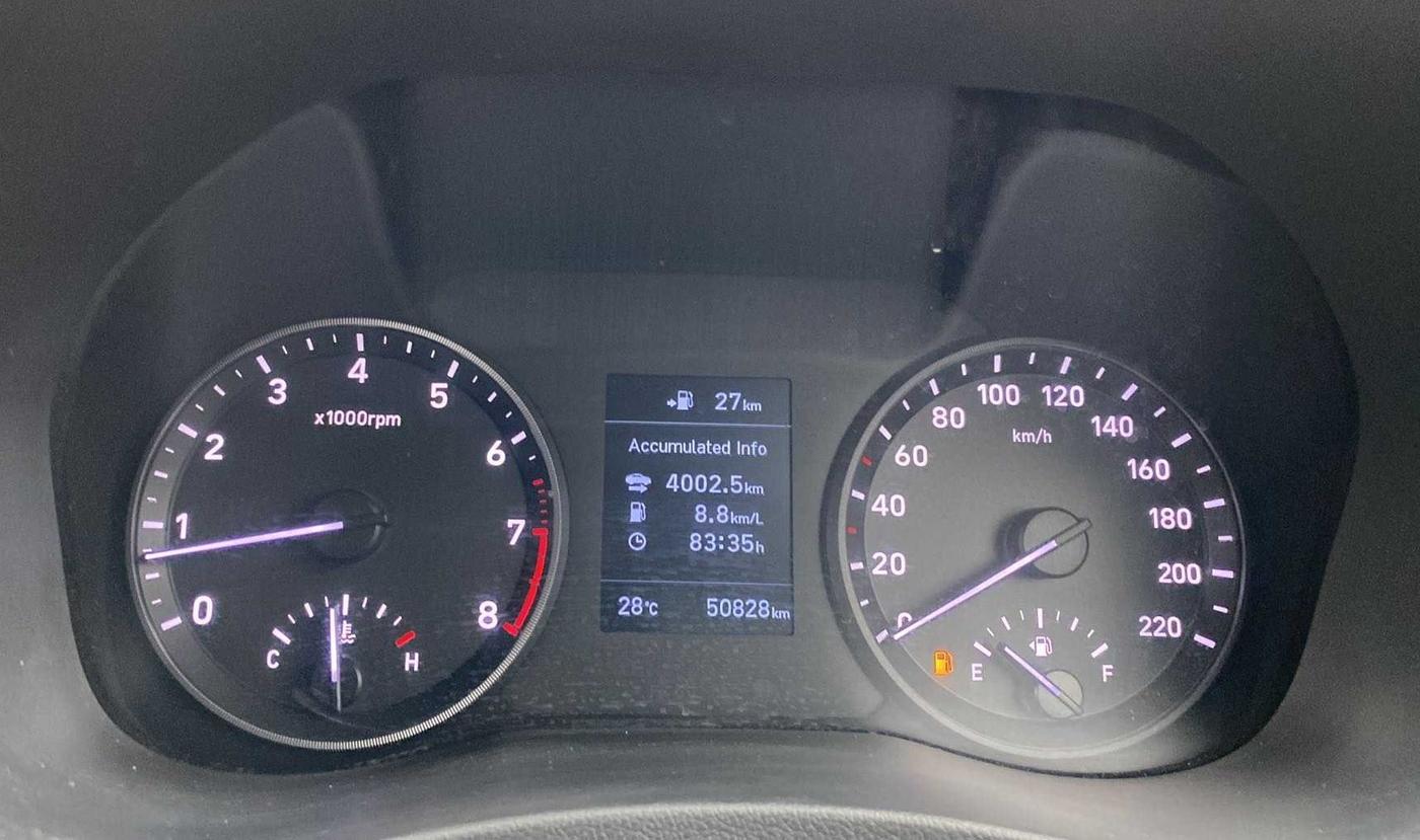 2019 Hyundai Verna 1.6 VTVT SX, Petrol, Manual, 50,815 km, Odometer Image