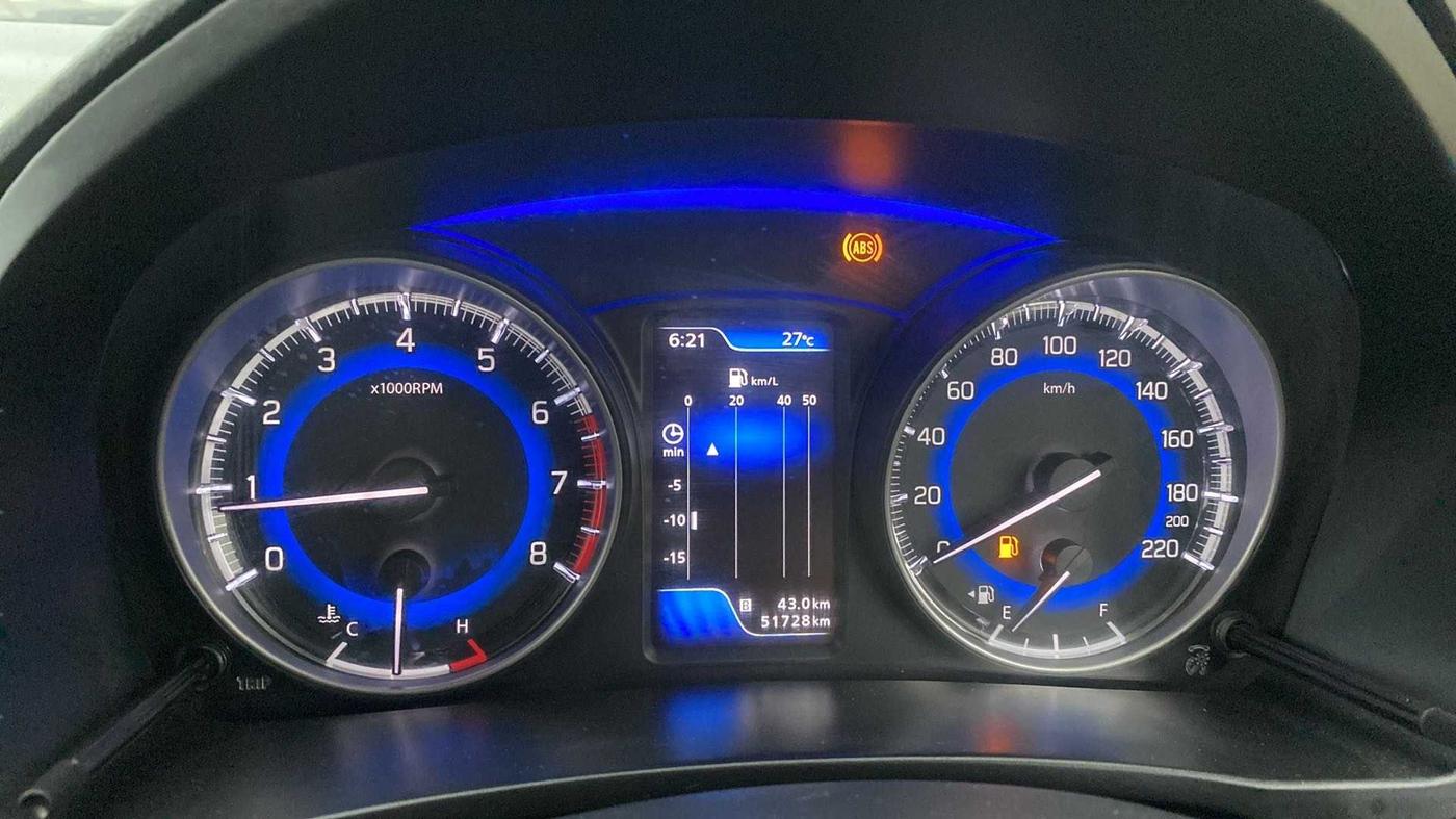 2019 Maruti Baleno ZETA PETROL 1.2, Petrol, Manual, 51,707 km, Odometer Image