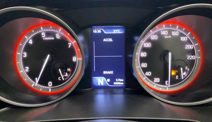 2023 Maruti Swift ZXI PLUS AMT, Petrol, Automatic, 4,306 km, Odometer Image