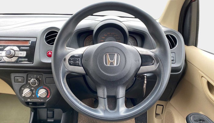 2014 Honda Amaze 1.2L I-VTEC S, Petrol, Manual, 37,758 km, Steering Wheel Close Up