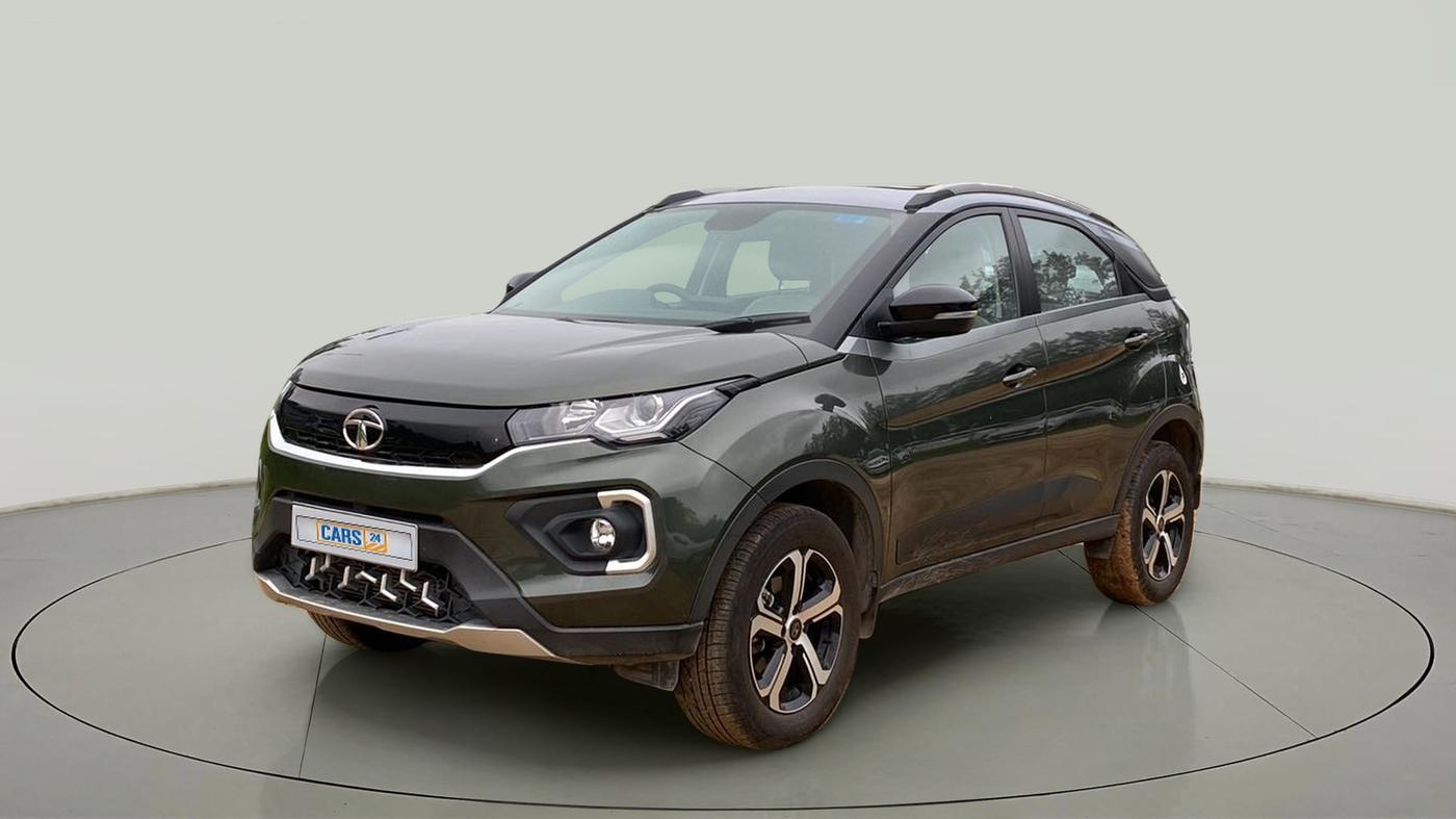 2022 Tata NEXON XZ PLUS (PREMIUM) PETROL, Petrol, Manual, 22,121 km, Left Front Diagonal
