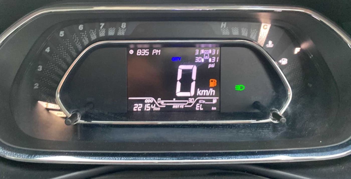2022 Tata NEXON XZ PLUS (PREMIUM) PETROL, Petrol, Manual, 22,121 km, Odometer Image