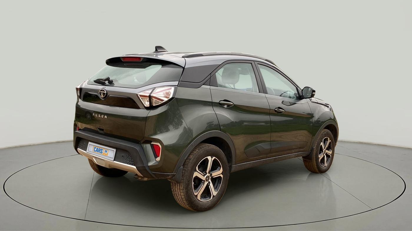 2022 Tata NEXON XZ PLUS (PREMIUM) PETROL, Petrol, Manual, 22,121 km, Right Back Diagonal