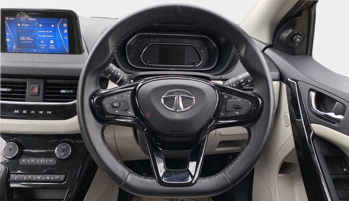 2022 Tata NEXON XZ PLUS (PREMIUM) PETROL, Petrol, Manual, 22,121 km, Steering Wheel Close Up