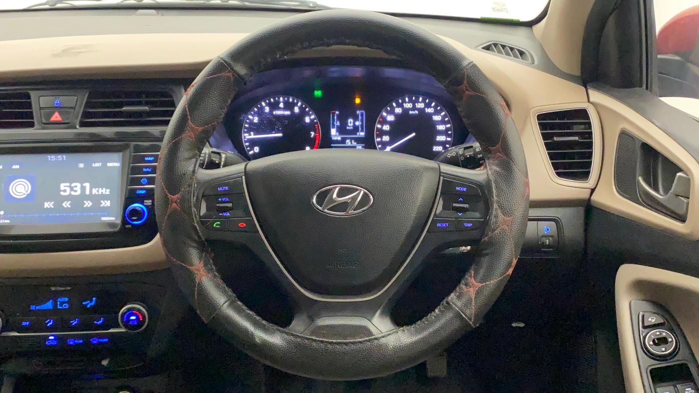 2017 Hyundai Elite i20 ASTA 1.2, Petrol, Manual, 37,421 km, Steering Wheel Close Up