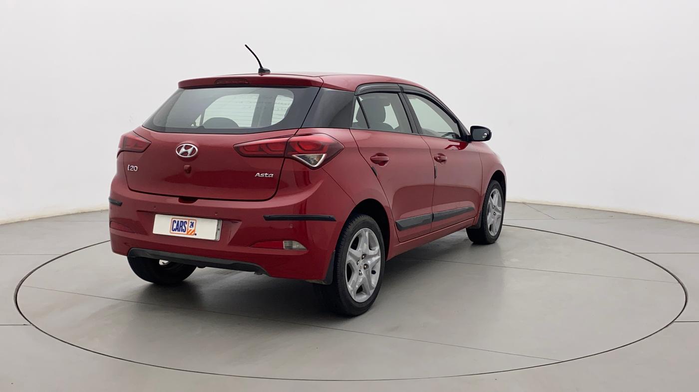 2017 Hyundai Elite i20 ASTA 1.2, Petrol, Manual, 37,421 km, Right Back Diagonal