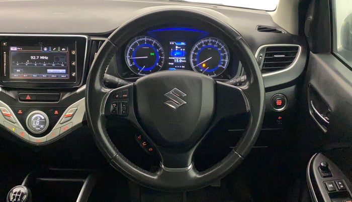 2018 Maruti Baleno ALPHA PETROL 1.2, Petrol, Manual, 71,338 km, Steering Wheel Close Up