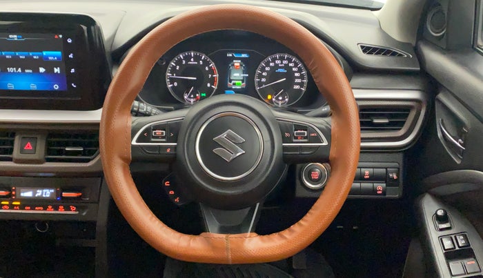 2023 Maruti BREZZA ZXI SMART HYBRID , Petrol, Manual, 9,142 km, Steering Wheel Close Up